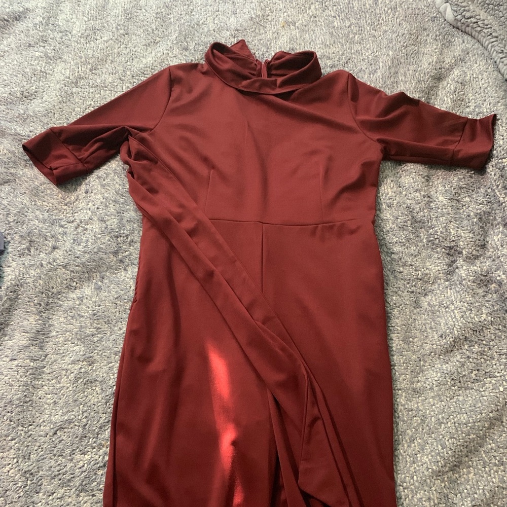 Burgundy Jumpsuit